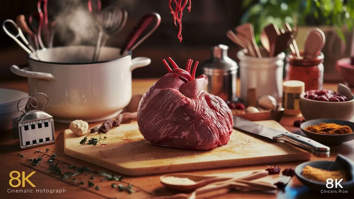 Jak dlouho vařit hovězí srdce